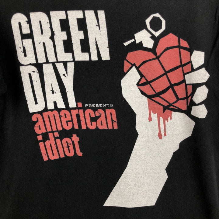 Gildan GREEN DAY Band T-Shirt, Men's Size Medium cotton black type Vintage Second Hand