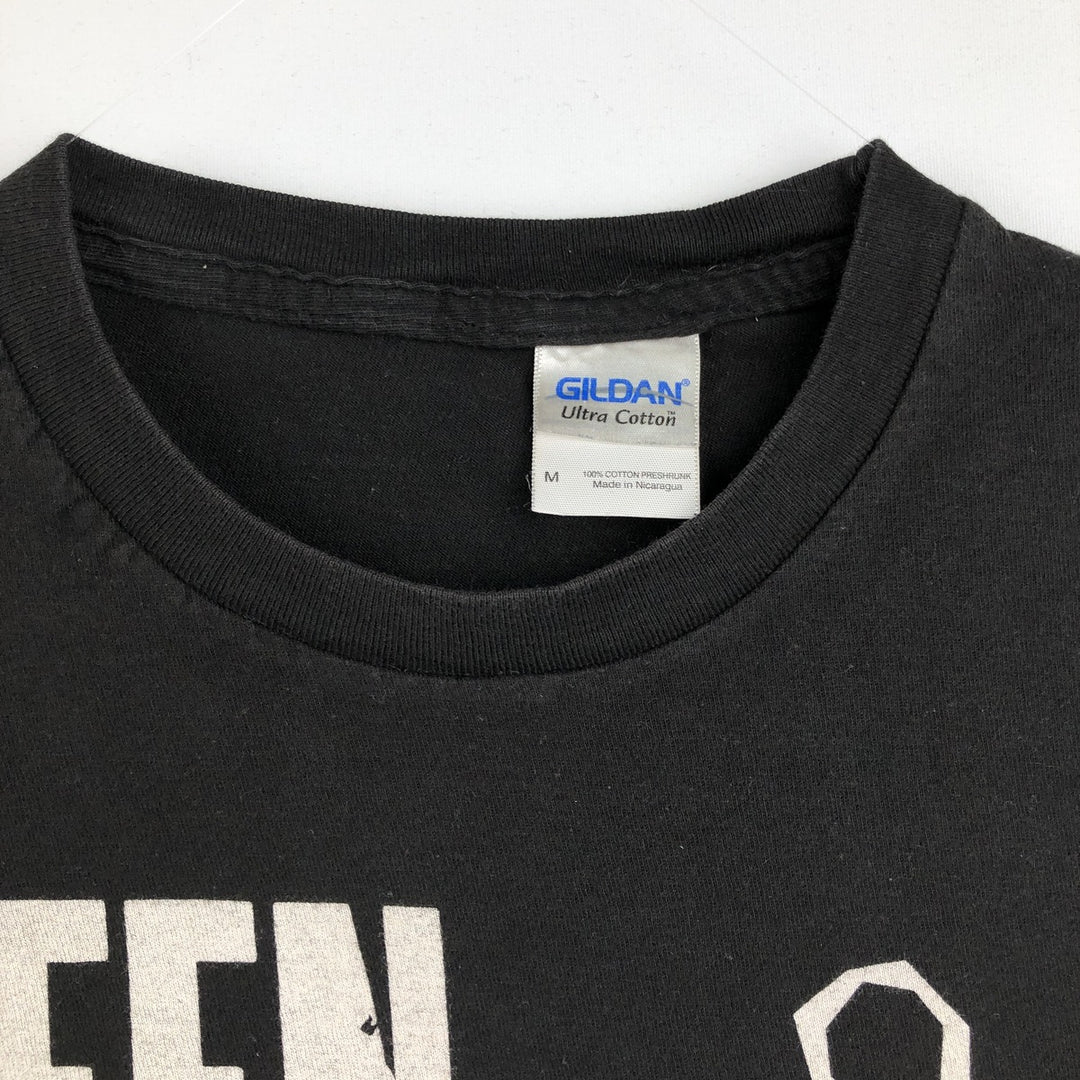Gildan GREEN DAY Band T-Shirt, Men's Size Medium cotton black type Vintage Second Hand