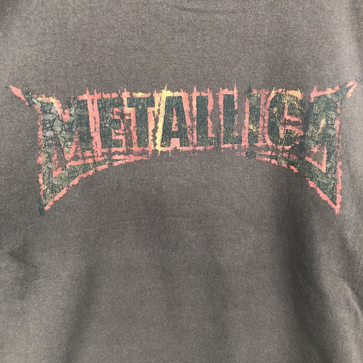 Optima Metallica Band T-Shirt (Men's Size L) cotton brown type Vintage Second Hand