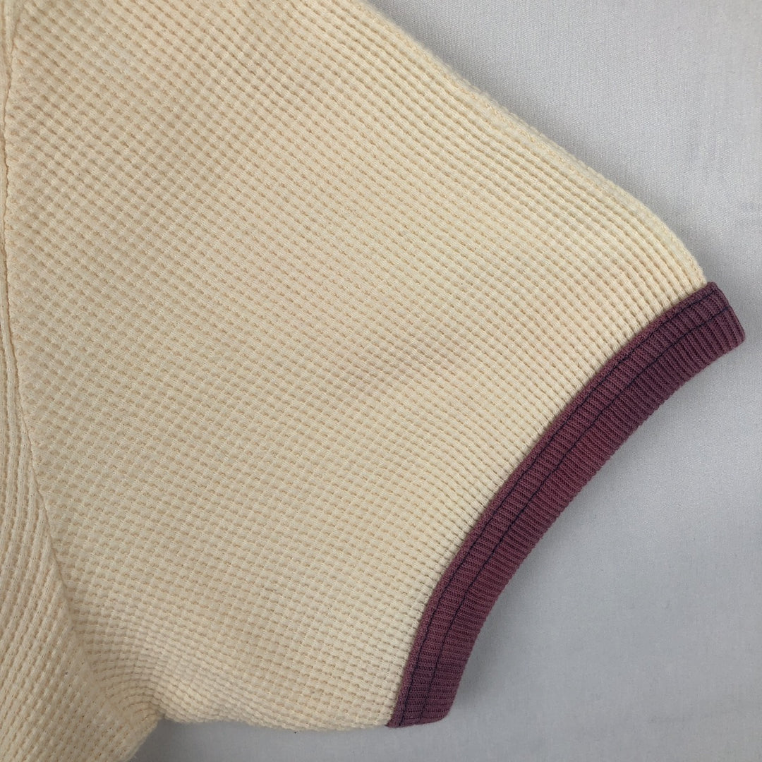 90'S Ralph Lauren POLO JEANS COMPANY Ringer T-shirt, Men's Size L (approx.), Vintage cotton pale white type Vintage Second Hand