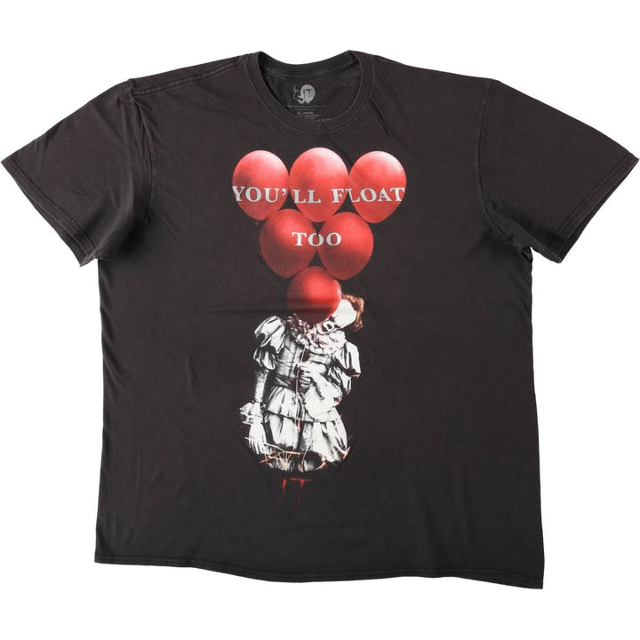 IT Movie T-shirt Men's XL size cotton black type Vintage Second Hand