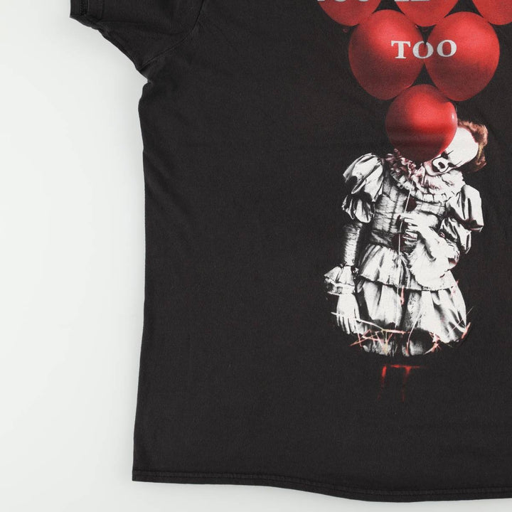IT Movie T-shirt Men's XL size cotton black type Vintage Second Hand