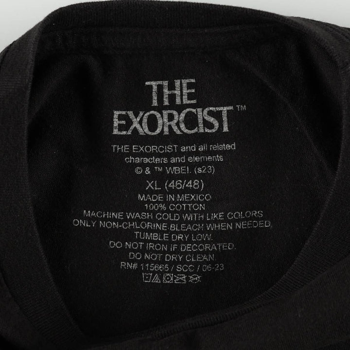 THE EXORCIST Movie T-Shirt (Men's XL equivalent) cotton black type Vintage Second Hand