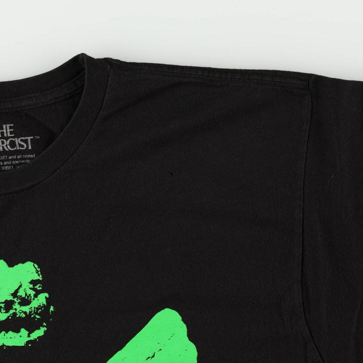 THE EXORCIST Movie T-Shirt (Men's XL equivalent) cotton black type Vintage Second Hand