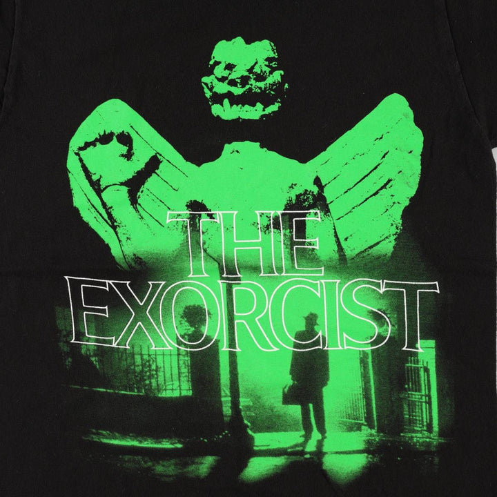 THE EXORCIST Movie T-shirt for men (S size) cotton black type Vintage Second Hand