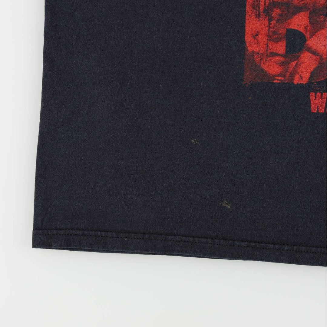 Jerzees THE WALKING DEAD Movie T-shirt for men, equivalent to XXL cotton black type Vintage Second Hand