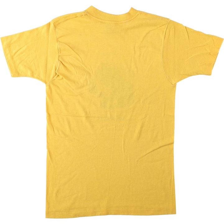 80'S BANTAM ROTTWEILER Rottweiler Dog Print Animal T-Shirt, Made in USA, Men's Size M (Equivalent), Vintage cotton yellow type Vintage Second Hand