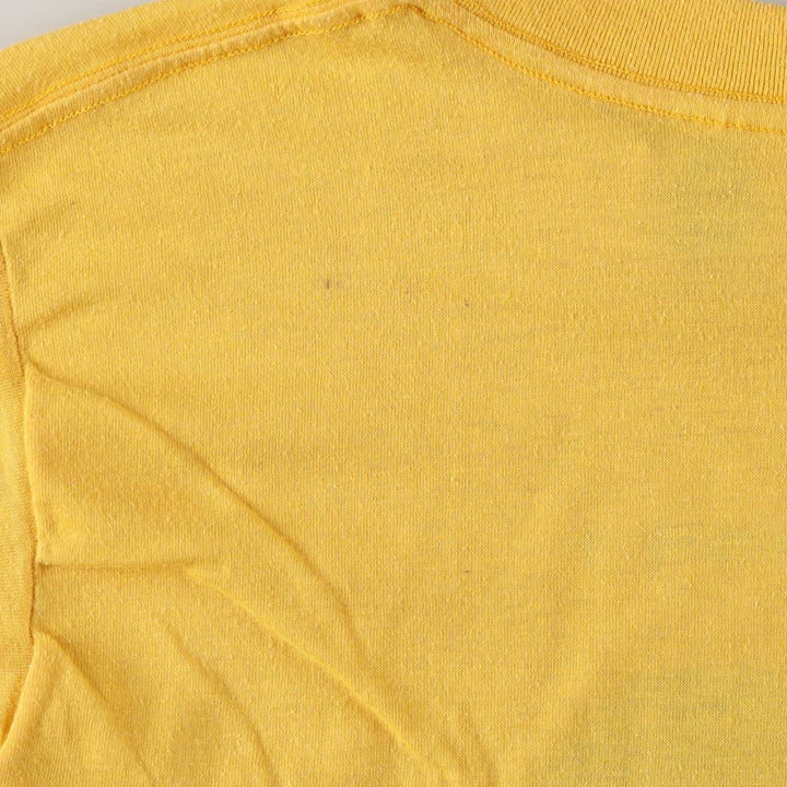 80'S BANTAM ROTTWEILER Rottweiler Dog Print Animal T-Shirt, Made in USA, Men's Size M (Equivalent), Vintage cotton yellow type Vintage Second Hand
