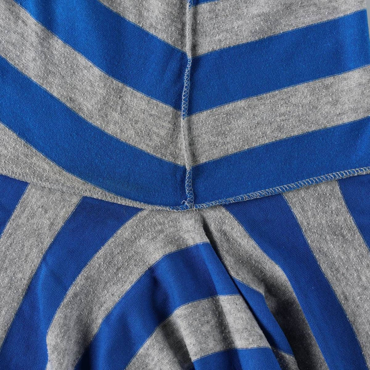 80'S Ocean Pacific striped pattern surf skate t-shirt, men's size XL equivalent, vintage. unclear gray type Vintage Second Hand