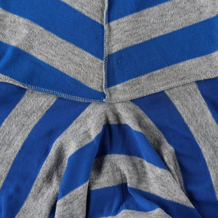 80'S Ocean Pacific striped pattern surf skate t-shirt, men's size XL equivalent, vintage. unclear gray type Vintage Second Hand