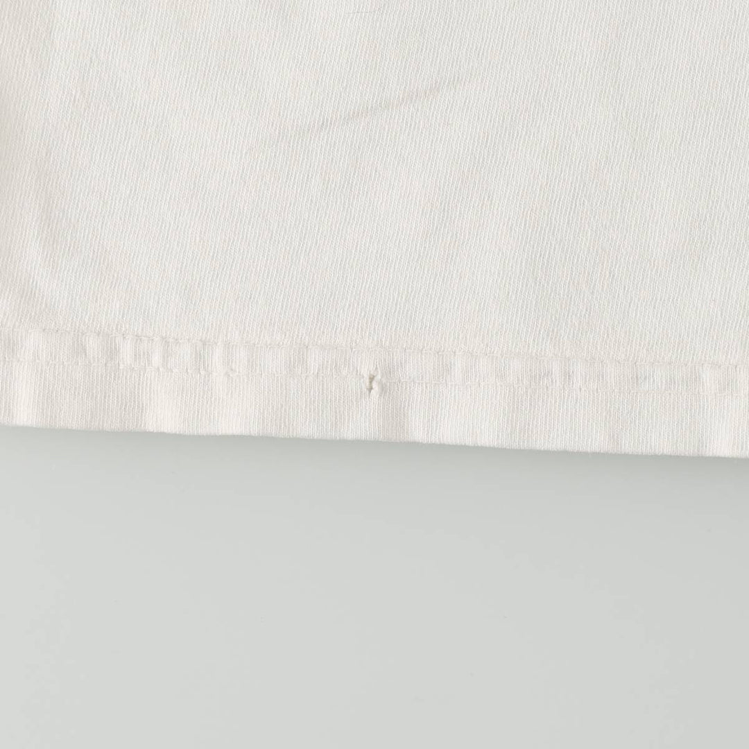 Ralph Lauren Polo Jeans Company short-sleeved printed T-shirt, men's size L cotton white type Vintage Second Hand