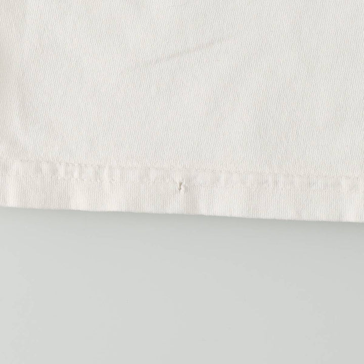 Ralph Lauren Polo Jeans Company short-sleeved printed T-shirt, men's size L cotton white type Vintage Second Hand