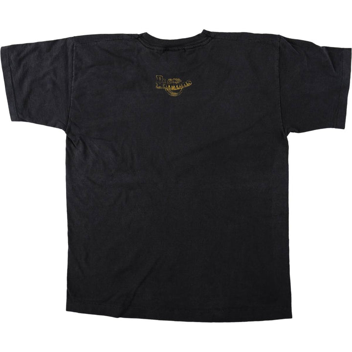 90'S Dr. Martens Short-Sleeve Printed T-Shirt, Men's Size L (Equivalent), Vintage cotton black type Vintage Second Hand