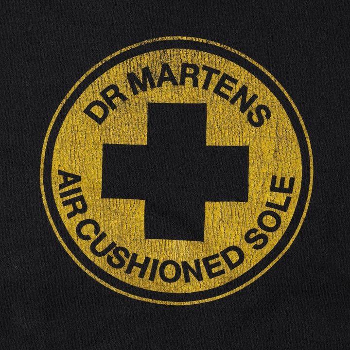 90'S Dr. Martens Short-Sleeve Printed T-Shirt, Men's Size L (Equivalent), Vintage cotton black type Vintage Second Hand