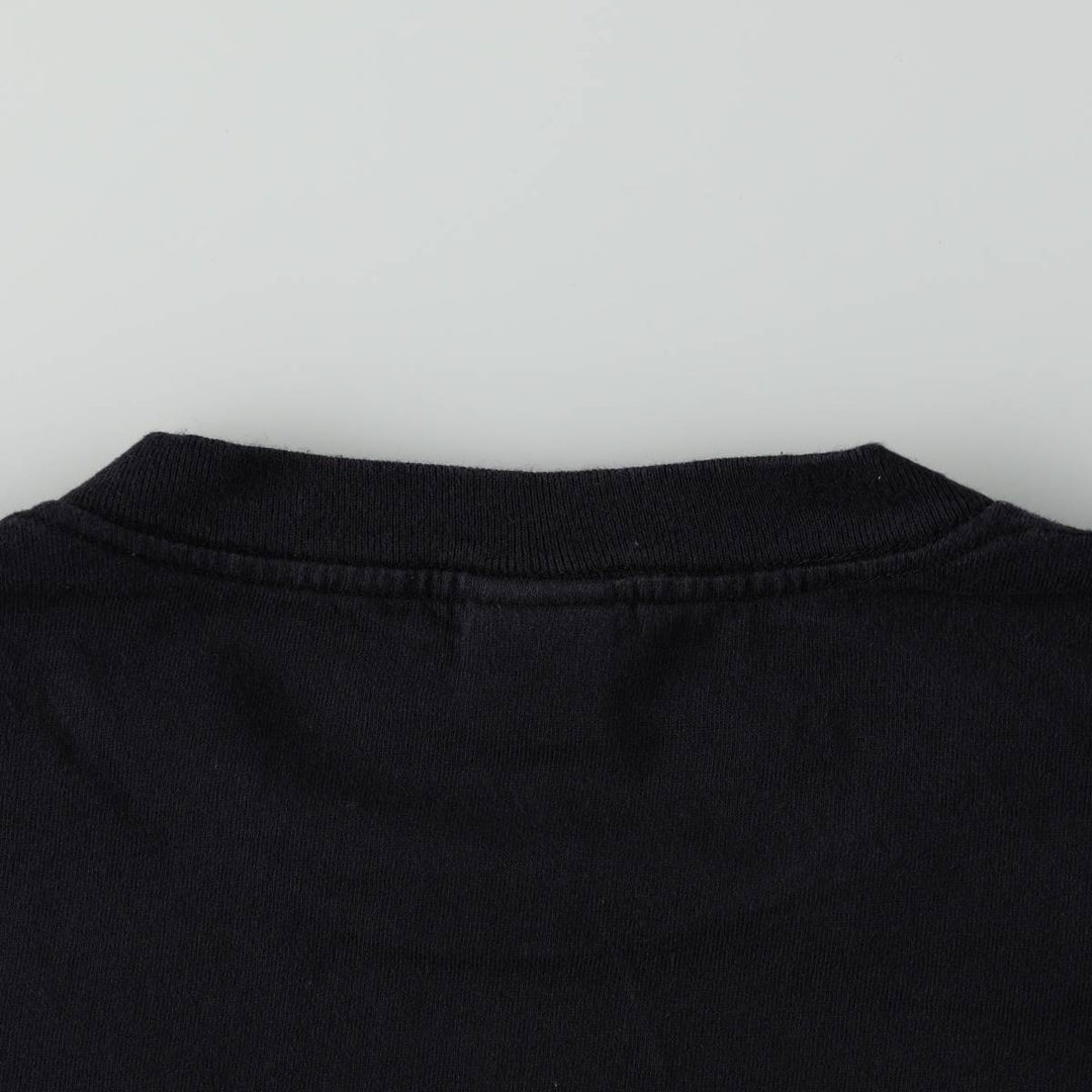 90'S Donna Karan New York DKNY ACTIVE Short-Sleeve Logo T-Shirt, Made in USA, Men's XL equivalent, Vintage cotton black type Vintage Second Hand