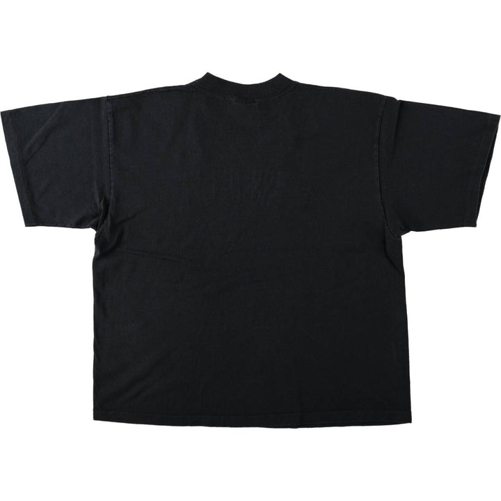 80s-90'S Guess GEORGES MARCIANO Short-Sleeve Logo T-Shirt, Made in USA, Men's Size L (approx.), Vintage cotton black type Vintage Second Hand