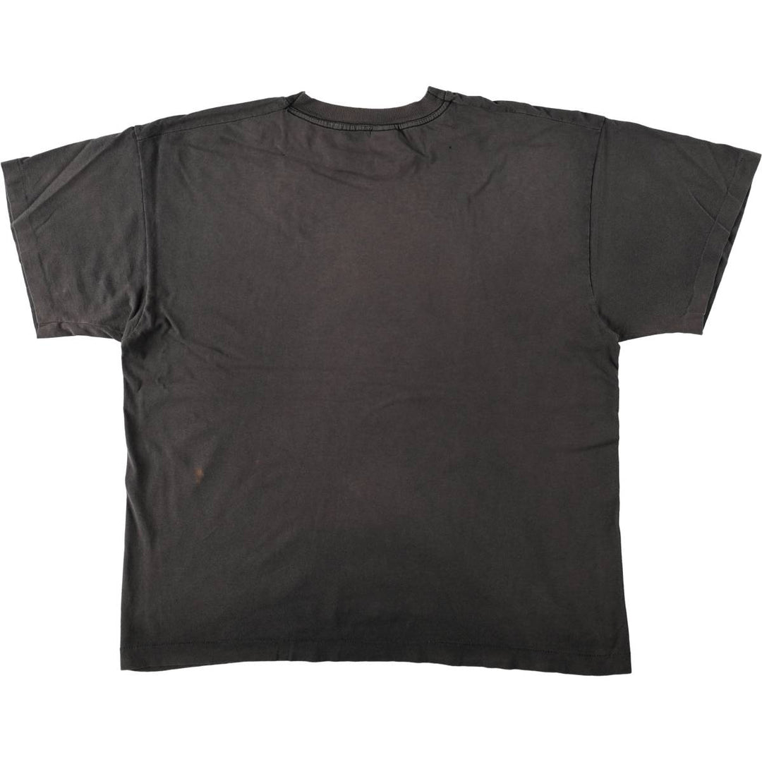 90'S Fruit of the Loom short-sleeved t-shirt with a single logo, made in Ireland, men's size XL equivalent. cotton Charcoal Vintage Second Hand