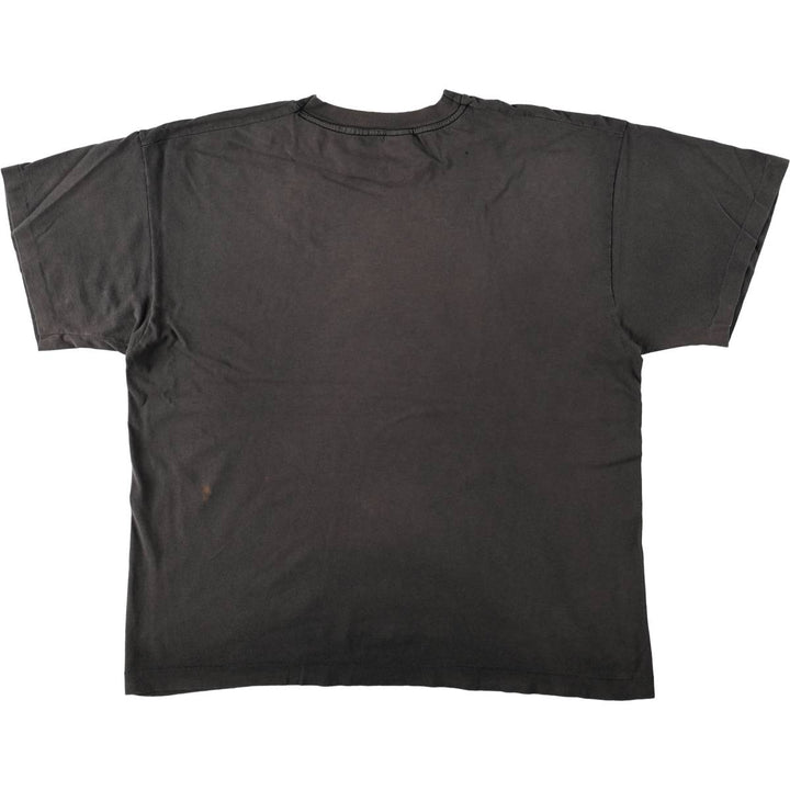 90'S Fruit of the Loom short-sleeved t-shirt with a single logo, made in Ireland, men's size XL equivalent. cotton Charcoal Vintage Second Hand