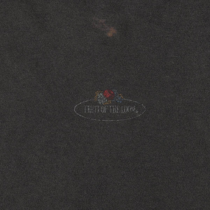90'S Fruit of the Loom short-sleeved t-shirt with a single logo, made in Ireland, men's size XL equivalent. cotton Charcoal Vintage Second Hand