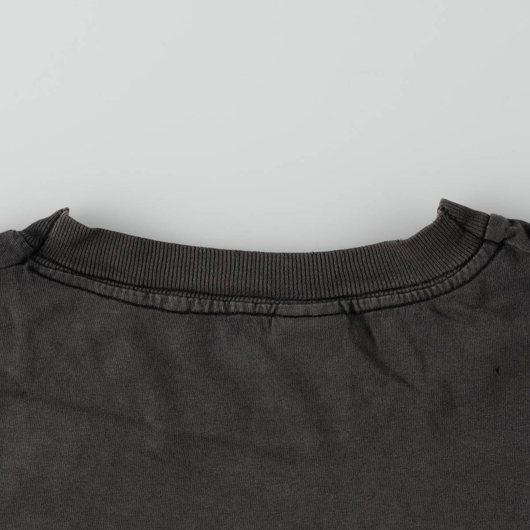 90'S Fruit of the Loom short-sleeved t-shirt with a single logo, made in Ireland, men's size XL equivalent. cotton Charcoal Vintage Second Hand