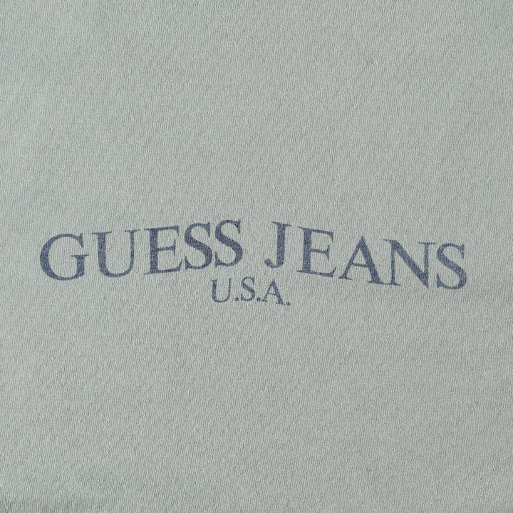 Guess GUESS JEANS Short-Sleeve Printed T-Shirt, Men's Size M (Equivalent), Vintage unclear Khaki type sage green Vintage Second Hand
