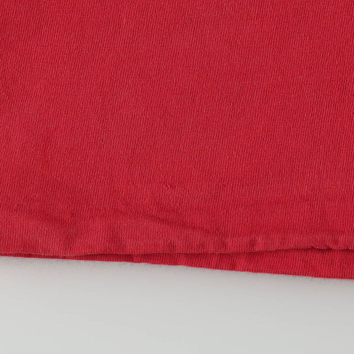 80s-90'S Fruit of the Loom Wrangler Short-Sleeve Printed T-Shirt, Made in USA, Men's Size L (approx.) cotton red type Vintage Second Hand