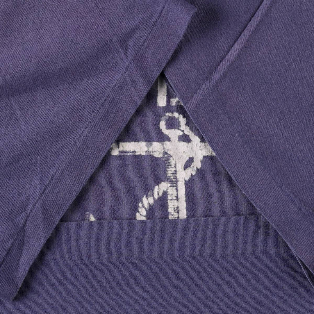 Ralph Lauren POLO RALPH LAUREN Short-Sleeve Logo T-Shirt, Men's Size XXL (approx.) cotton Purple type blue-purple Vintage Second Hand