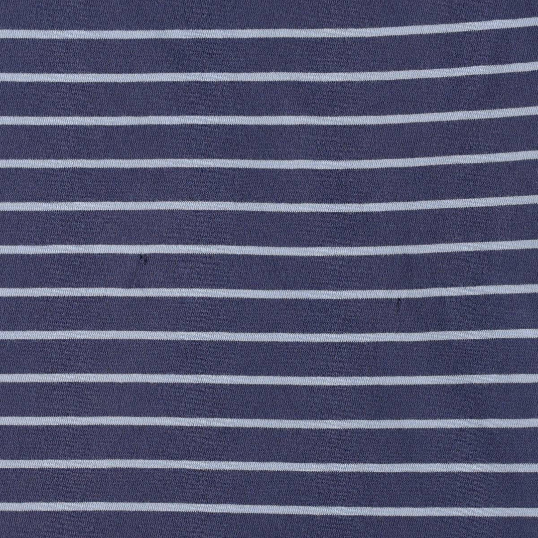 Ralph Lauren POLO RALPH LAUREN CLASSIC FIT short sleeve striped T-shirt, men's size M cotton blue type Vintage Second Hand