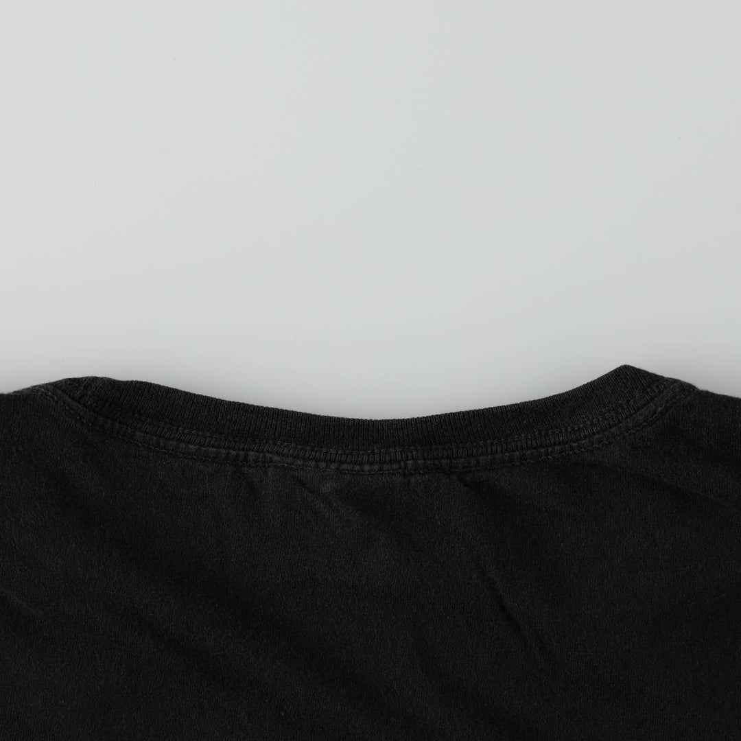 Ralph Lauren POLO by Ralph Lauren short sleeve one point logo T-shirt men's L size cotton black type Vintage Second Hand