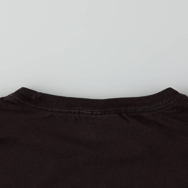 Ralph Lauren POLO by Ralph Lauren short sleeve one point logo T-shirt men's L size cotton black type Vintage Second Hand