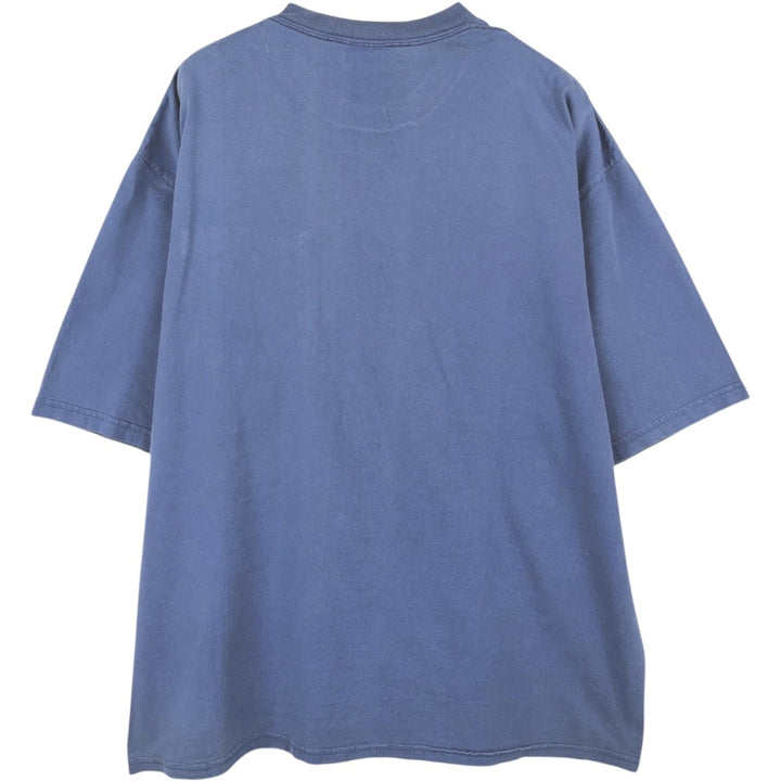Carhartt Short Sleeve One Point Logo Pocket T-Shirt Men's L Size unclear blue type Vintage Second Hand