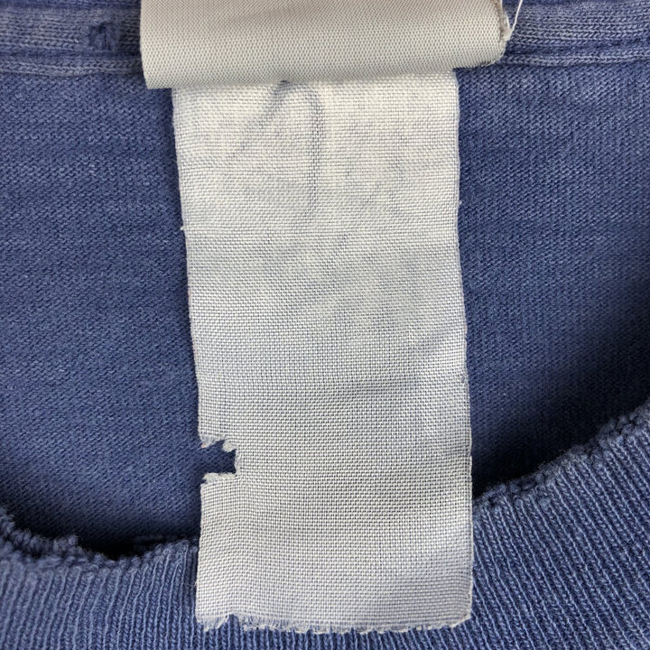 Carhartt Short Sleeve One Point Logo Pocket T-Shirt Men's L Size unclear blue type Vintage Second Hand