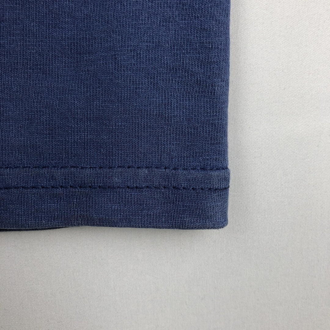 Carhartt Short Sleeve One Point Logo Pocket T-Shirt Men's L Size unclear blue type Vintage Second Hand