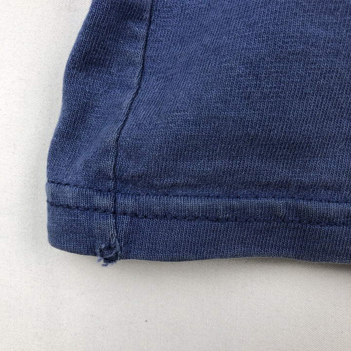 Carhartt Short Sleeve One Point Logo Pocket T-Shirt Men's L Size unclear blue type Vintage Second Hand
