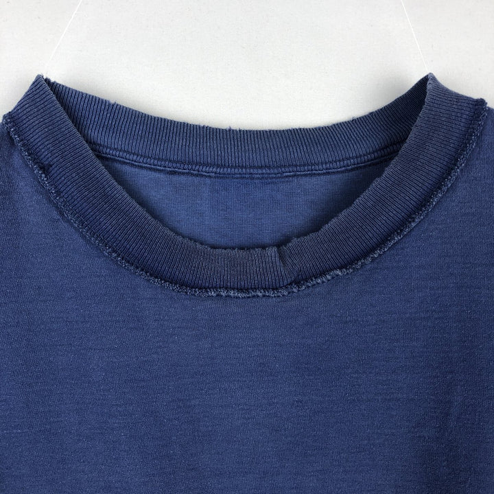 Carhartt Short Sleeve One Point Logo Pocket T-Shirt Men's L Size unclear blue type Vintage Second Hand