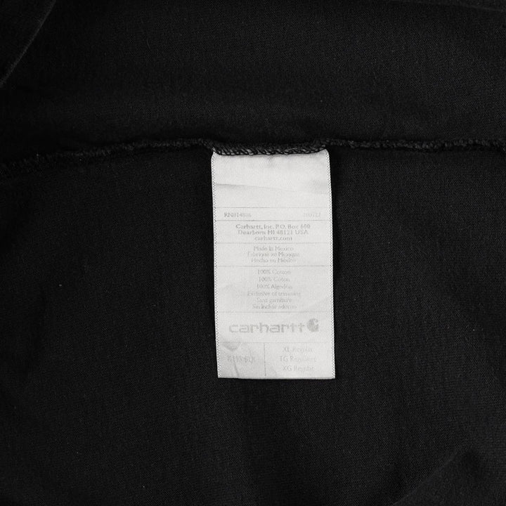 Carhartt ORIGINAL FIT Short-Sleeve Printed T-Shirt, Men's Size XL (approx.) cotton black type Vintage Second Hand