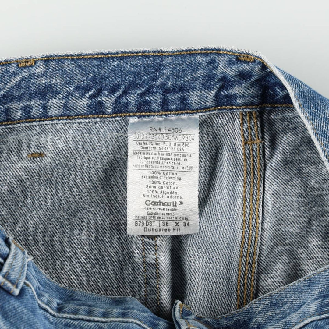 Carhartt Dungaree Fit Denim Painter Pants, Men's, W35 equivalent cotton blue type Vintage Second Hand