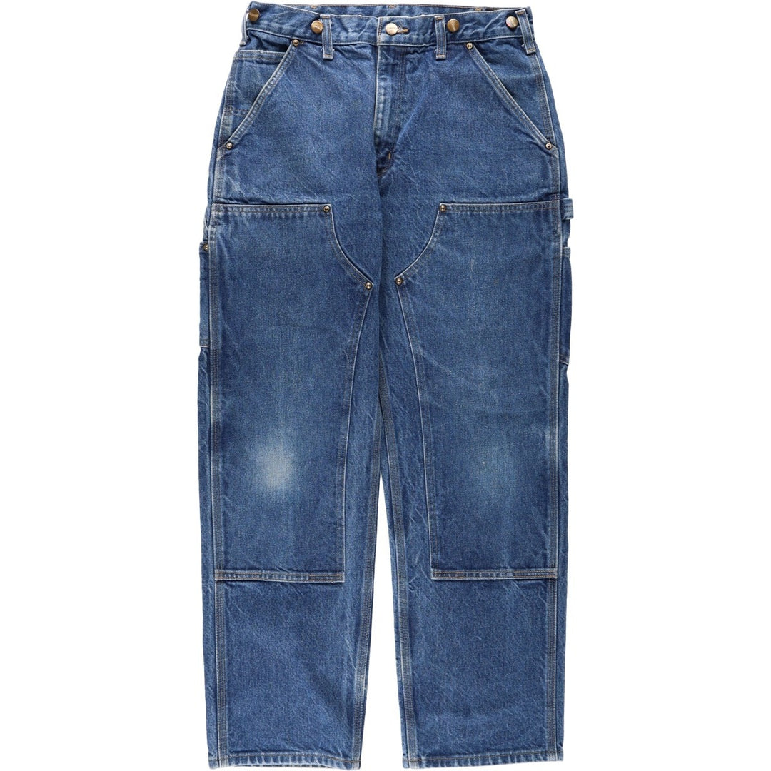Carhartt Original Dungaree Fit Double Knee Denim Painter Pants, Men's W31 (approx.) cotton blue type Vintage Second Hand