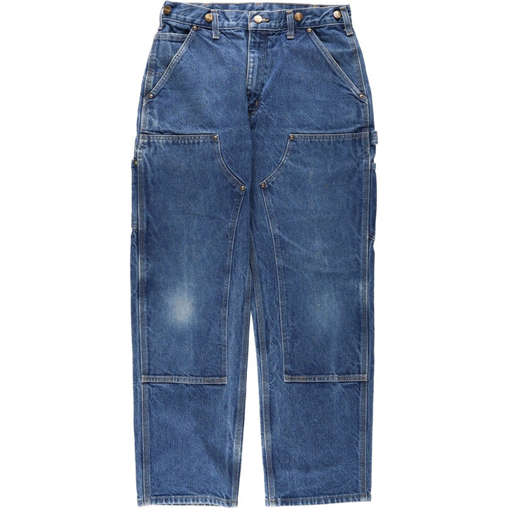 Carhartt Original Dungaree Fit Double Knee Denim Painter Pants, Men's W31 (approx.) cotton blue type Vintage Second Hand