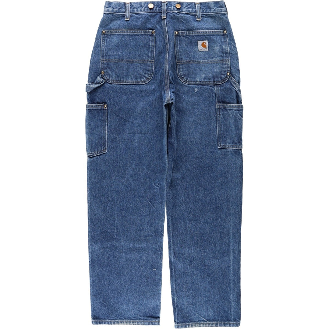 Carhartt Original Dungaree Fit Double Knee Denim Painter Pants, Men's W31 (approx.) cotton blue type Vintage Second Hand