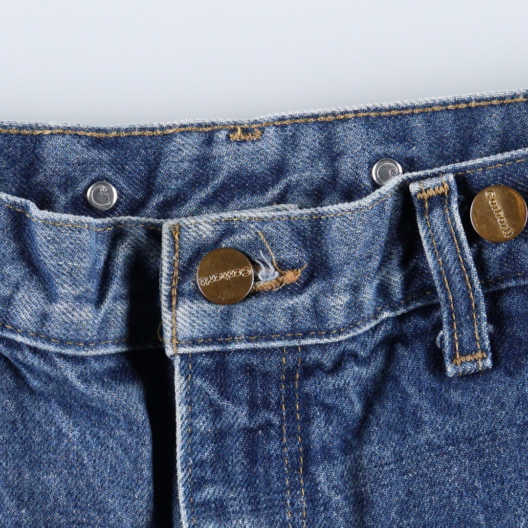 Carhartt Original Dungaree Fit Double Knee Denim Painter Pants, Men's W31 (approx.) cotton blue type Vintage Second Hand