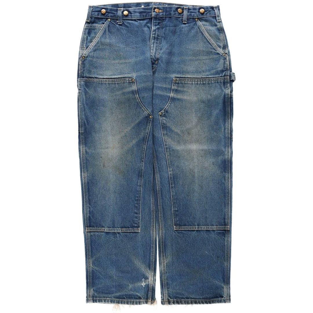 Carhartt Dungaree Fit Denim Painter Pants, Men's W39 (approx.) cotton blue type Vintage Second Hand