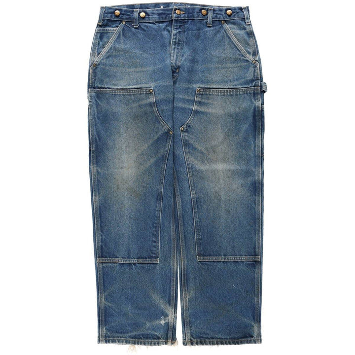 Carhartt Dungaree Fit Denim Painter Pants, Men's W39 (approx.) cotton blue type Vintage Second Hand