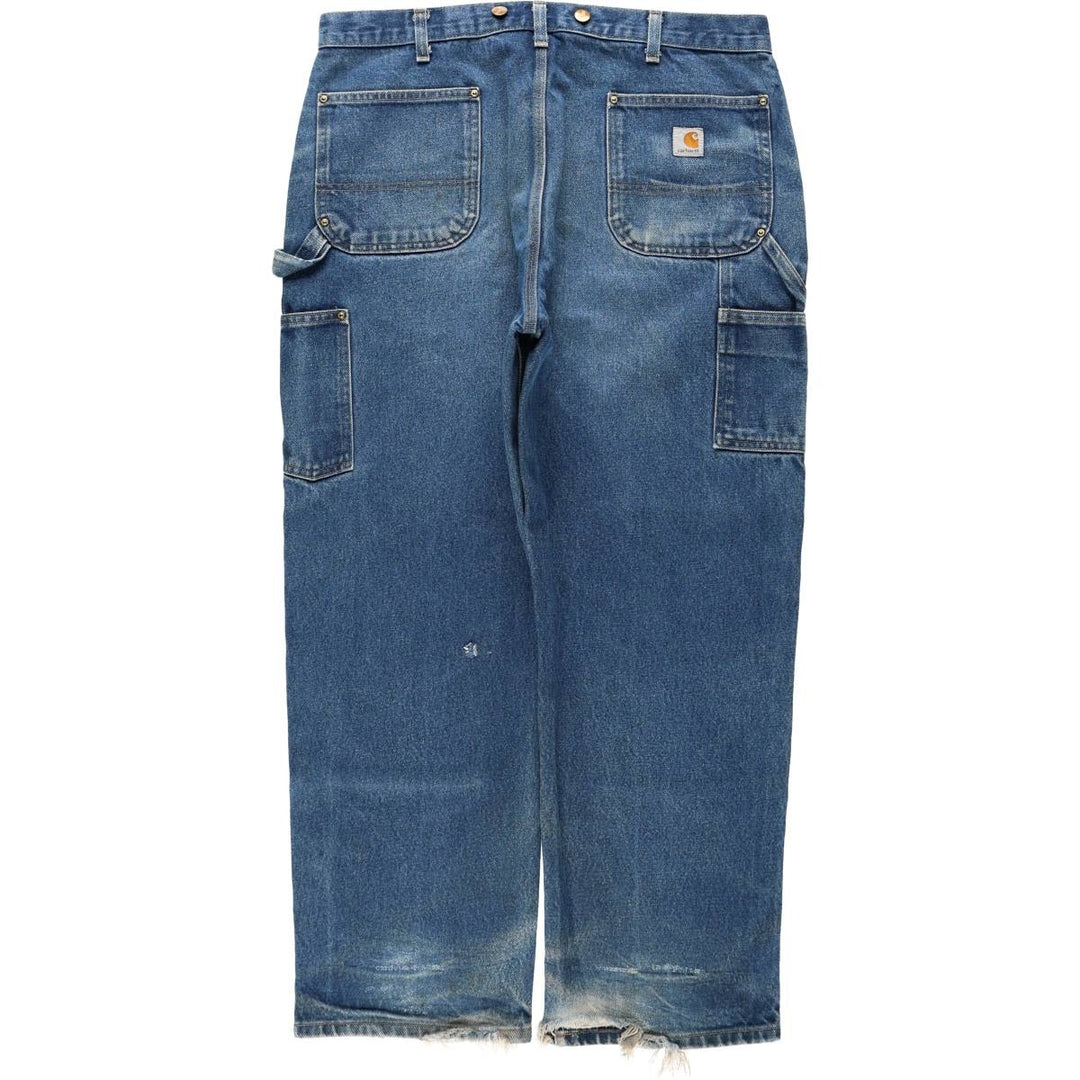 Carhartt Dungaree Fit Denim Painter Pants, Men's W39 (approx.) cotton blue type Vintage Second Hand