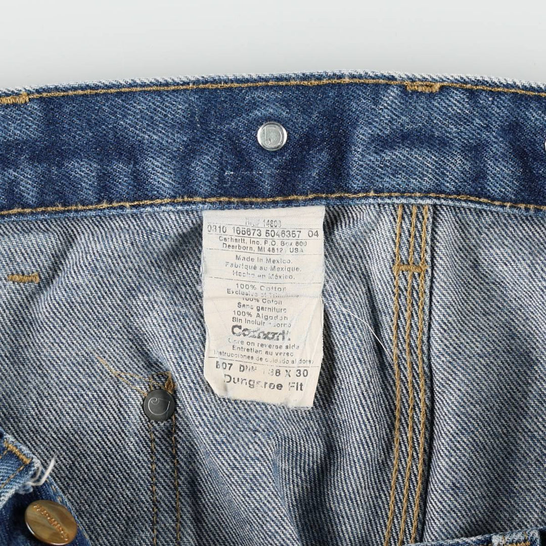 Carhartt Dungaree Fit Denim Painter Pants, Men's W39 (approx.) cotton blue type Vintage Second Hand