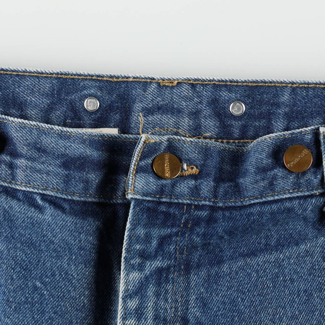 Carhartt Dungaree Fit Denim Painter Pants, Men's W39 (approx.) cotton blue type Vintage Second Hand