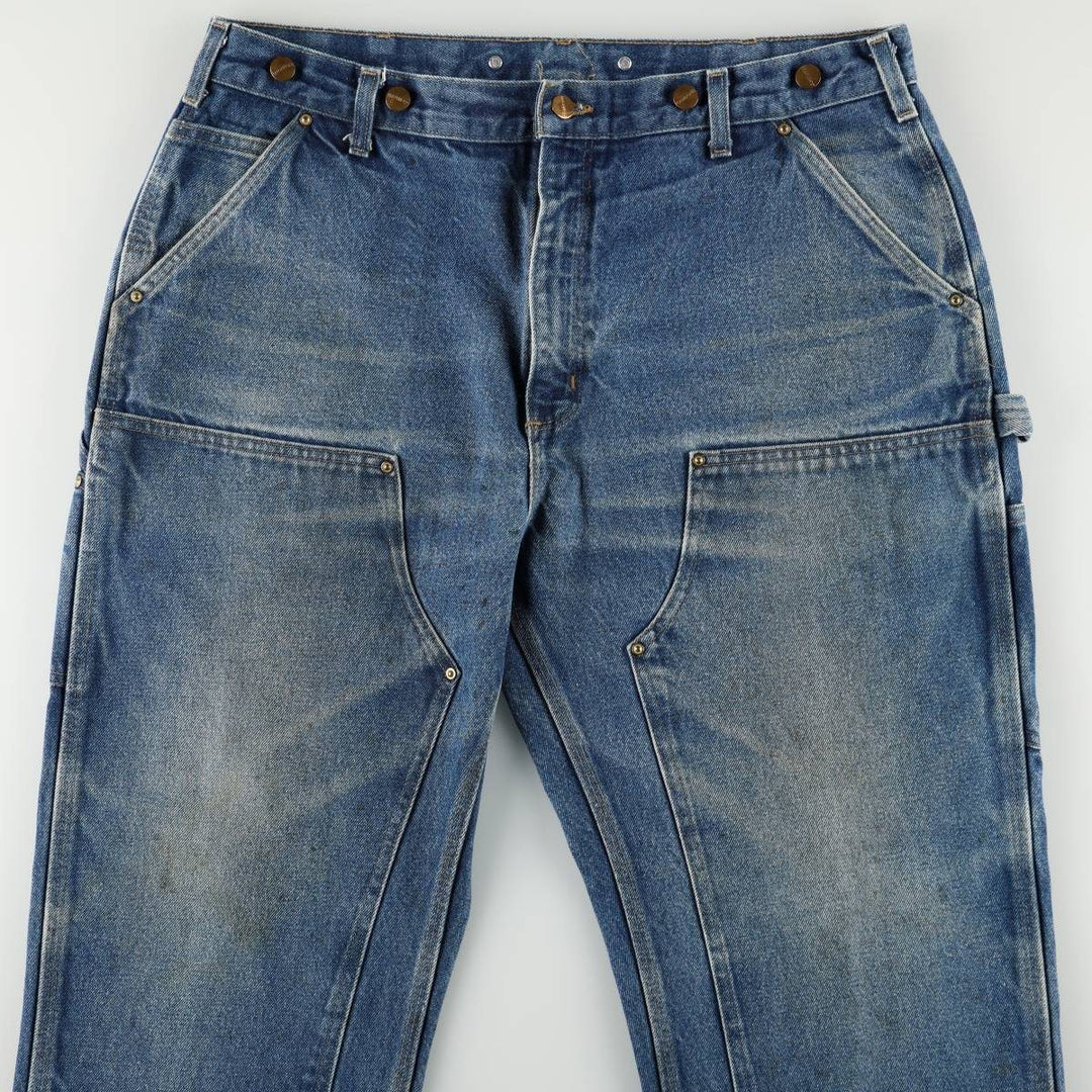 Carhartt Dungaree Fit Denim Painter Pants, Men's W39 (approx.) cotton blue type Vintage Second Hand