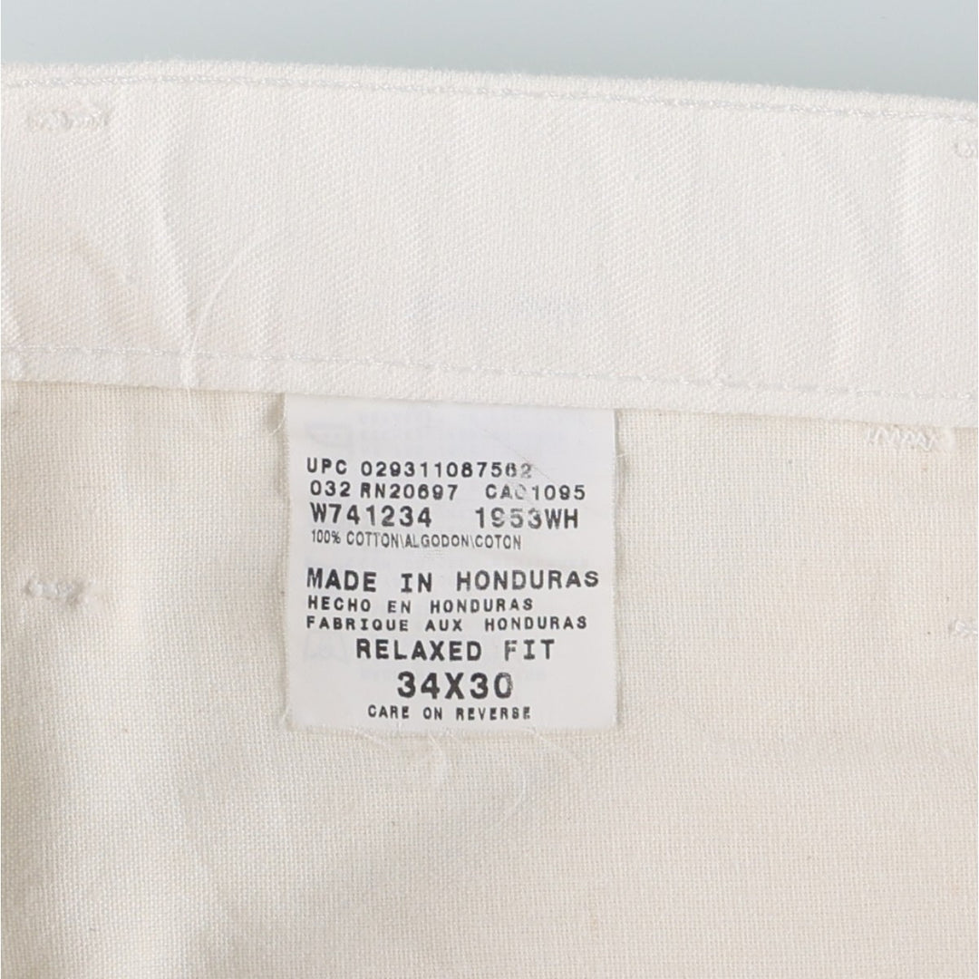 Dickies Relaxed Fit Painter Pants, Men's W34 (approx.) cotton white type Vintage Second Hand