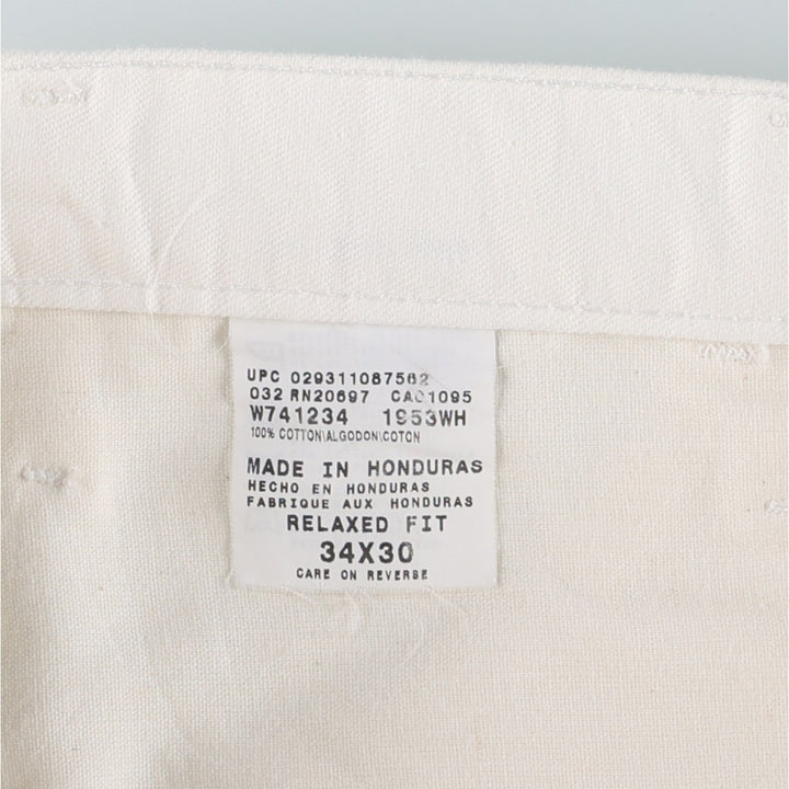 Dickies Relaxed Fit Painter Pants, Men's W34 (approx.) cotton white type Vintage Second Hand