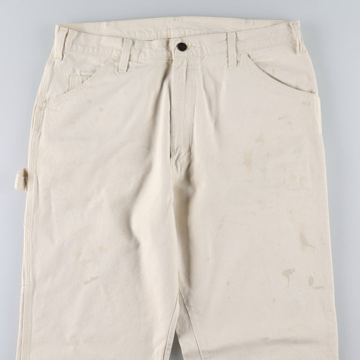 80s-90'S Dickies Painter Pants, Men's Size W34 (approx.), Vintage unclear Beige type Vintage Second Hand